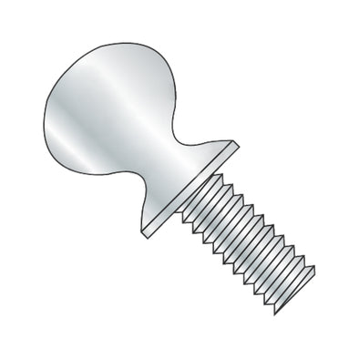 10-32 x 2 Thumb Screw with Shoulder Full Thread Zinc-Bolt Demon