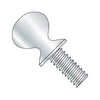 10-32 x 2 Thumb Screw with Shoulder Full Thread Zinc-Bolt Demon