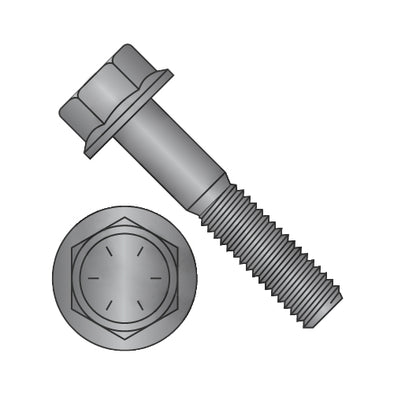 1/2-13 x 3 3/4 Hex Head Flange Non Serrated Frame Bolt IFI-111 2002 Grade 8 Black Phosphate-Bolt Demon