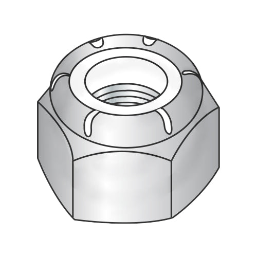 M20-2.50 DIN 985 Metric Nylon Insert Hex Locknut A4 Stainless Steel-Bolt Demon