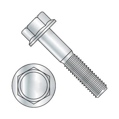 M10-1.5 x 25 DIN 6921 8.8 Metric Flange Bolt Screw Non Serrated Zinc RoHS-Bolt Demon