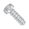 1/4-14 x 1/2 Slotted Indented Hex Self Tapping Screw Type B Fully Threaded Zinc-Bolt Demon