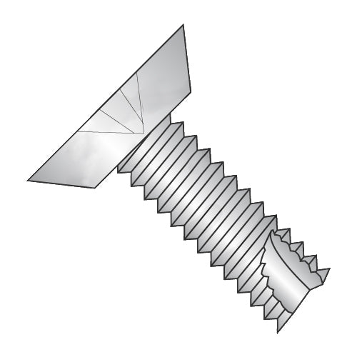 10-32 x 3/4 Phillips Flat Undercut Thread Cutting Screw Type 23 Fully Thrd 18-8 Stainless-Bolt Demon