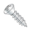 8-15 x 1 3/4 Phillips Oval Self Tapping Screw Type A Fully Threaded Zinc-Bolt Demon