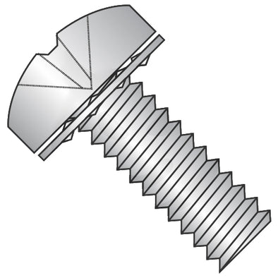 M3-0.5 x 6 ISO7045 Metric Phil Pan 410SS Internal Washer Sems MS Ful Thd A2 Stainless Steel-Bolt Demon