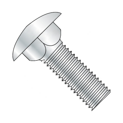 6-32 x 3/4 Carriage Bolt Fully Threaded Zinc-Bolt Demon