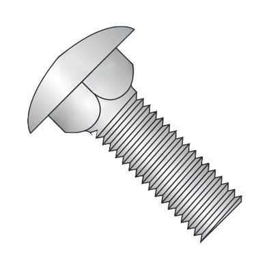 3/8-16 x 5 1/2 Carriage Bolt 18-8 Stainless Steel Fully Threaded-Bolt Demon