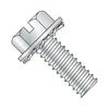 4-40 x 3/8 Slotted Hex Washer External Sems Machine Screw Fully Threaded Zinc-Bolt Demon