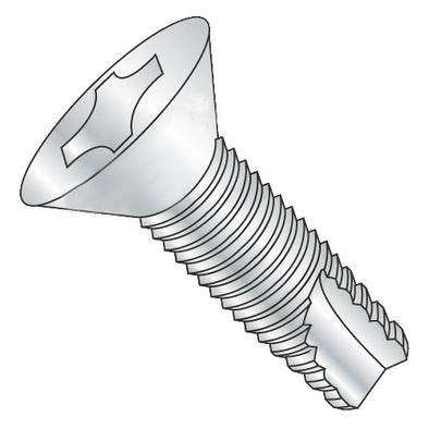 3/8-16 x 1 Phillips Flat Thread Cutting Screw Type 23 Fully Threaded Zinc-Bolt Demon