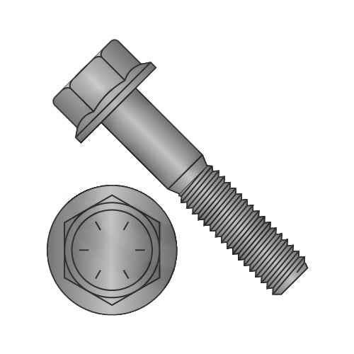 5/16-24 x 1 1/2 Hex Head Flange Non Serrated Frame Bolt IFI-111 2002 Grade 8 Black Phosphate-Bolt Demon