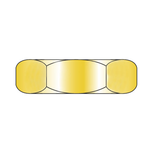 7/16-14 MS51967 Military Finished Hex Nut Coarse Thread Grade B Cadmium Yellow DFAR-Bolt Demon