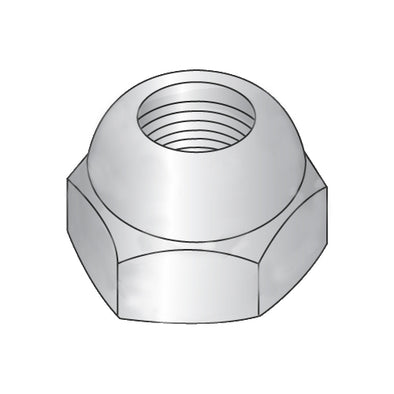 1/4-20 x 7/16 Open End Cap Nut Nickel Plated-Bolt Demon