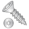 4-24 x 1/2 6 Lobe Flat Self Tapping Screw Type AB Fully Threaded 18-8 Stainless Steel-Bolt Demon