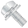 4-40 x 1/4 Phillips Pan Split Lock & Narrow Flat Washer Sems Fully Threaded Zinc-Bolt Demon