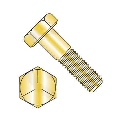 1/2-13 x 2 MS90725 Military Hex Head Cap Screw Coarse Thread Cadmium Yellow Grade 5 DFAR-Bolt Demon