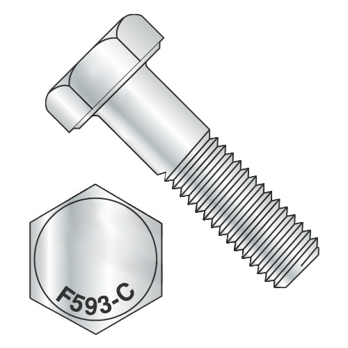 5/16-18 x 3/4 Hex Cap Screw 18-8 Stainless Steel-Bolt Demon