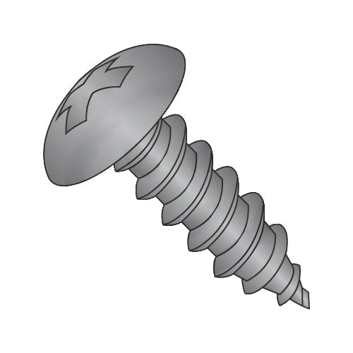 6-20 x 3/4 Phillips Full Contour Truss Self Taping Screw Type AB Full Threaded Black Oxide-Bolt Demon