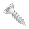 8-15 x 1/2 Square Flat Self Tapping Screw Type A Fully Threaded Zinc-Bolt Demon