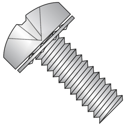 M3-0.5 x 10 ISO7045 Metric Phil Pan 410SS Internal Washer Sems MS Ful Thd A2 Stainless Steel-Bolt Demon