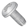 6-32 x 3/8 Phillips Pan Thread Cutting Screw Type 1 Full Thread 18-8 Stainless Steel-Bolt Demon