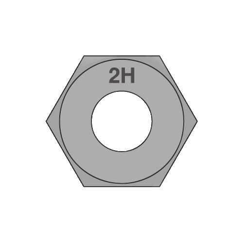 5/8-11 Heavy Hex Structural Nuts A194 2H Plain North American Made-Bolt Demon