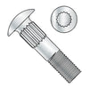 1/4-20 x 3 Ribbed Neck Carriage Bolt Partial Thread Zinc-Bolt Demon