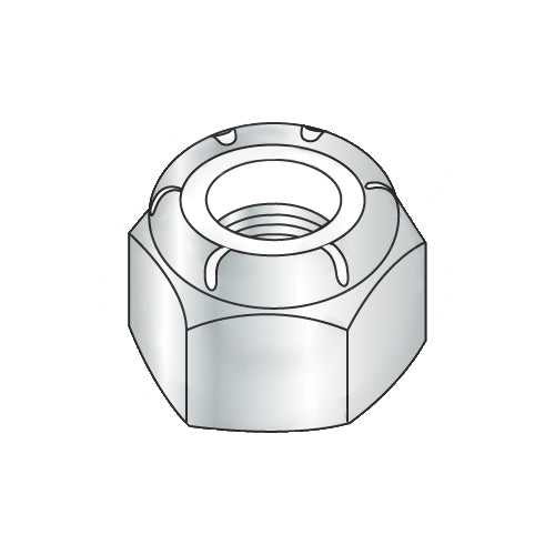 M3-0.50 DIN 985 Metric Class 8 Nylon Insert Hex Locknut Zinc-Bolt Demon