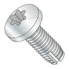 5/16-18 x 2 Six Lobe Pan Thread Cutting Screw Type 1 Fully Threaded Zinc-Bolt Demon