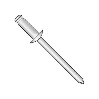 3/16 x .06-.12 Aluminum Rivet with Aluminum Mandrel-Bolt Demon