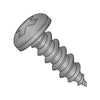 10-12 x 1 1/2 Phillips Pan Self Tapping Screw Type A Fully Threaded Black Oxide-Bolt Demon