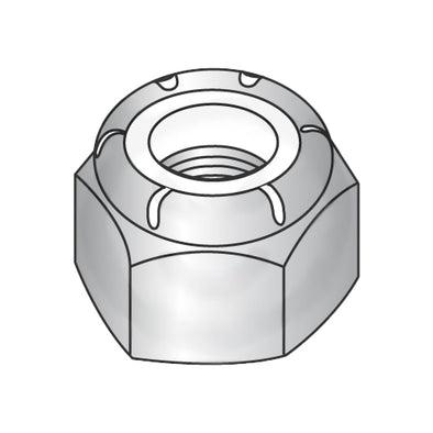 M2.5-0.45 DIN 985 Metric Nylon Insert Hex Locknut 18-8 Stainless Steel-Bolt Demon