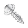 8-15 x 3/4 Phillips Round Washer Self Tapping Screw Type A Fully Threaded Chrome-Bolt Demon