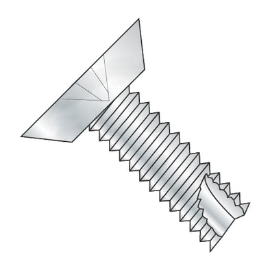 10-32 x 3/8 Phillips Flat Undercut Thread Cutting Screw Type 23 Fully Threaded Zinc-Bolt Demon