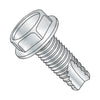 6-32 x 3/8 Unslotted Indented Hex Washer Thread Cutting Screw Type 23 Fully Threaded Zinc-Bolt Demon