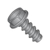 8-18 x 3/4 Unslotted Ind Hex Type B Tapping Screw Fully Threaded Hard Black Zinc-Bolt Demon