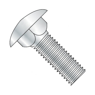 8-32 x 2 1/2 Carriage Bolt Fully Threaded Zinc-Bolt Demon