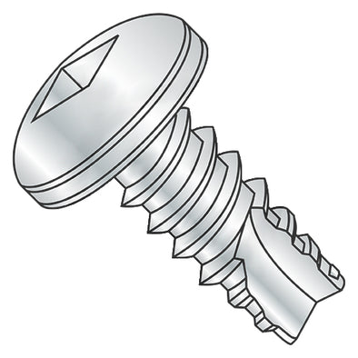 6-20 x 1/4 Square Drive Pan Thread Cutting Screw Type 25 Fully Threaded Zinc-Bolt Demon