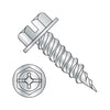 10-16 x 1 1/2 Combo (slot/phil) Ind Hexwasher 1/4" Across Flats F/T Self Piercing Screw Zinc-Bolt Demon