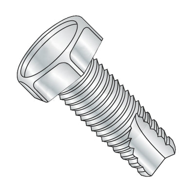 5/16-18 x 3/4 Unslotted Indented Hex Head Thread Cutting Screw Type 23 Full Thread Zinc-Bolt Demon