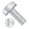 2-56 x 1/4 Six Lobe Pan Head External Tooth Sems Machine Screw Fully Threaded Zinc-Bolt Demon