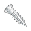 10-12 x 1 1/4 Phillips Oval Self Tapping Screw Type A Number Six Head Fully Thrd Zinc-Bolt Demon