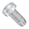 1/4-20 x 1/2 Unslotted Indented Hex Head Thread Cutting Screw Type 1 F/T Zinc-Bolt Demon