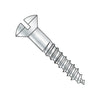 4-22 x 1/2 Slotted Oval Full Body Wood Screw Zinc-Bolt Demon