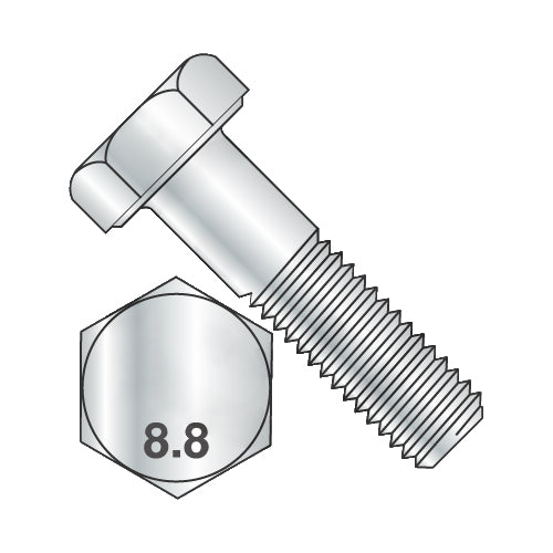 M16 x 75 DIN 931 8.8 Partially Threaded Hex Cap Screw Zinc-Bolt Demon