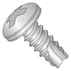 2-32 x 1/4 Phillips Pan Thread Cutting Screw Type 25 Fully Threaded 410 Stainless Steel-Bolt Demon