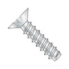 6-20 x 3/8 Phillips Flat 100 Degree Self Tapping Screw Type B Full Thread Zinc-Bolt Demon