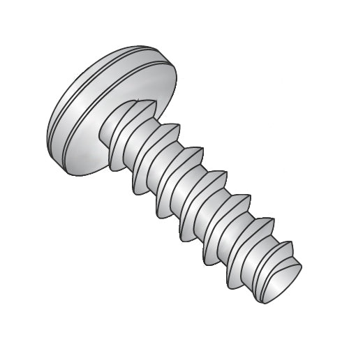 3-24 x 3/8 Phillips Pan PLastite Alternative 48-2 Fully Threaded 410 S/S Passivated & Wax-Bolt Demon