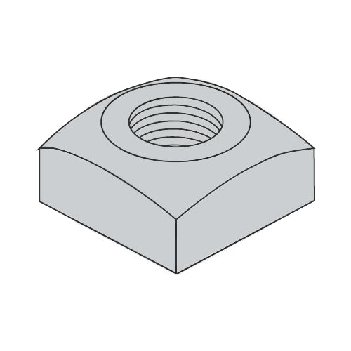 7/8-9 Regular Square Nut Zinc-Bolt Demon