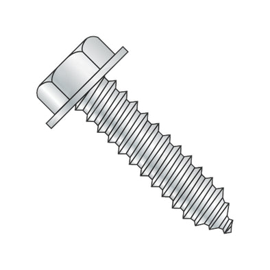 5/16-9 x 4 A/F .428-.437 Head Hgt .200-.230 Unslot Indent Hexwash Lag Screw Full Thread Zinc-Bolt Demon