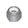 5/16-18 NE Nylon Insert Hex Lock Nut Black Oxide-Bolt Demon